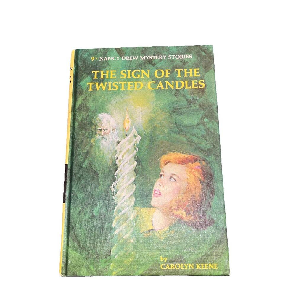 1968 Nancy Drew Mystery Stories #9 The Sign of the Twisted Candles Carolyn Keene